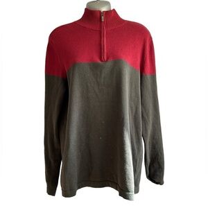 Calvin Klein 1/4 Zip Up Long Sleeve Sweater • Size: Small • Used